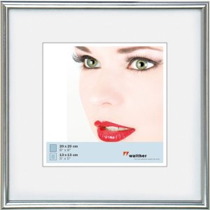 plastic frame Galeria 20x20 cm silver