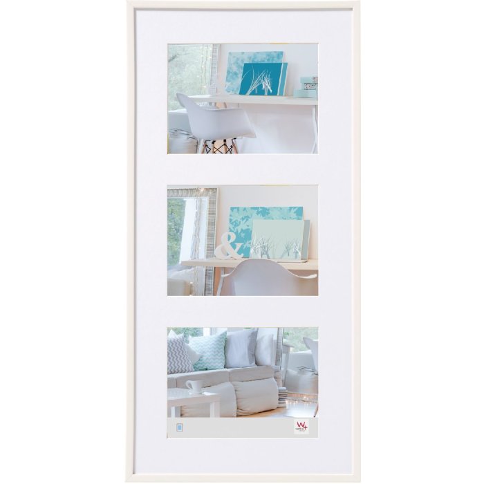 New Lifestyle Gallery frame 3 photos 13x18 white