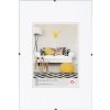 Clip frame with mount 42x60 cm, clear glass