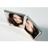 Chloe 3 portrait frame 2X10x15 silver