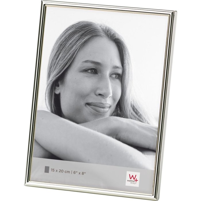 Walther Metal Portrait Frame Chloe 15x20 silver