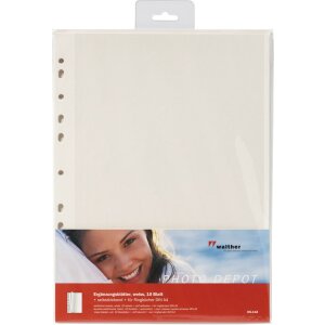 self-adhesive refill sheets -white