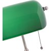 Office table lamp of glass 27x40 cm in green