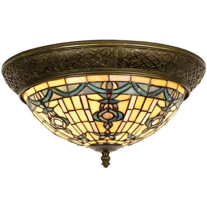 5LL-5351 Tiffany glass ceiling light 38 cm