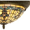 5LL-5351 Tiffany glass ceiling light 38 cm