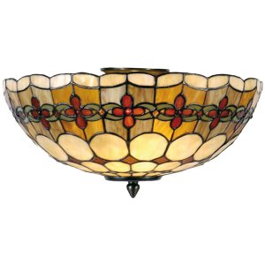 Ceiling light Tiffany multi-colored 40 cm