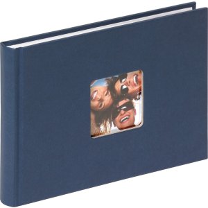 Walther small design photo album FUN blue 22x16 cm 40...