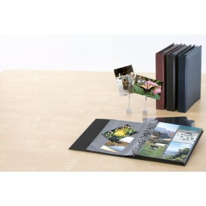 10 x black transparent photo sleeves for photo size 9x13cm