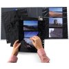 10 photo sleeves 9x13cm black - horizontal