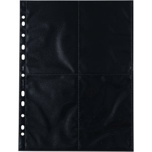 photo sleeves 10x15cm -black vertical- 10 sleeves