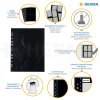 photo sleeves 10x15cm -black vertical- 10 sleeves