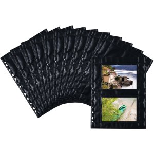 photophan picture sleeves 10x15cm horizontal black