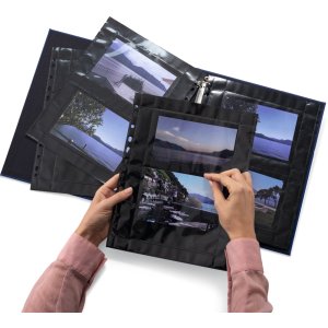 photophan picture sleeves 10x15cm horizontal black