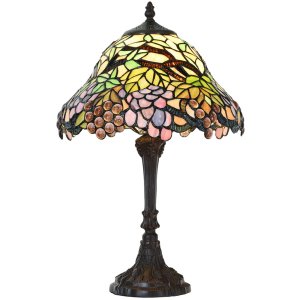 Floor lamp colorful Tiffany-style Ø 30 x 48 cm