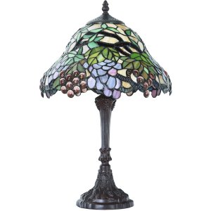 Floor lamp colorful Tiffany-style Ø 30 x 48 cm