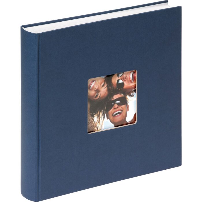 Walther photo album FUN blue 30x30 cm 100 white sides