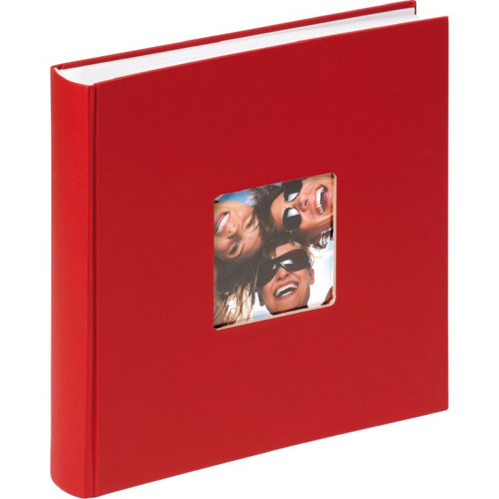 Walther Jumbo photo album FUN red 30x30 cm 100 white sides