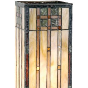 Tiffany floor lamp stained glass 18x45 cm