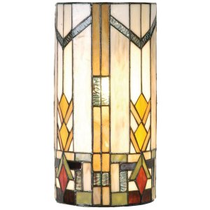 Wall lamp Tiffany colorful 19x11,5x35 cm