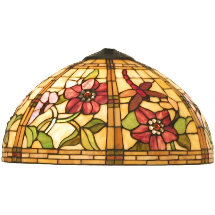 Tiffany lampshade colorful Ø 40x23 cm