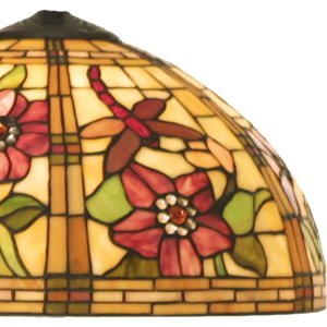 Tiffany lampshade colorful Ø 40x23 cm