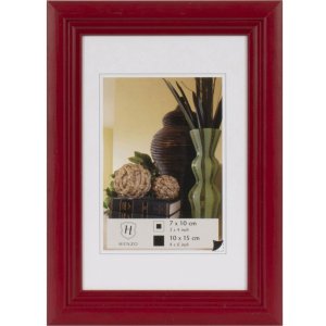 Artos wooden frame 10x15 cm Henzo - red