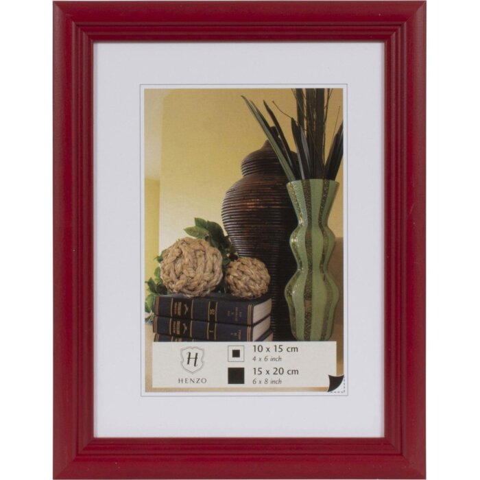 Artos wooden picture frame 15x20 Henzo - red