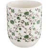 ceramic cup 6CEMU0001 by Clayre & Eef white-green