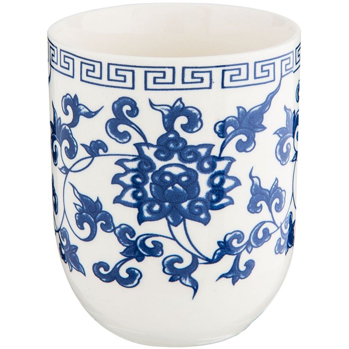 pottery cup blue by Clayre & Eef