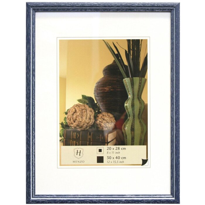 Artos wooden picture frame 30x45  - blue