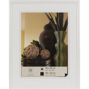 Artos - white wooden picture frame 40x50 cm