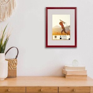 Artos 40x50 cm wooden picture frame - red