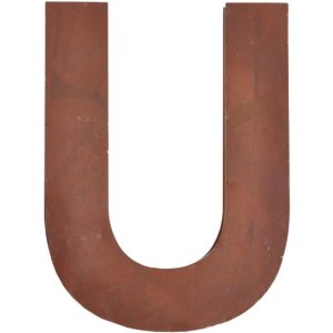 Letter U 20 cm single letter