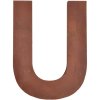 Letter U 20 cm single letter