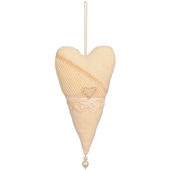 romantic Herzkissen for hanging 25 cm