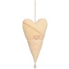 romantic Herzkissen for hanging 25 cm