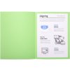 Pack of 100 file folders made from recycled cardboard 250g Foldyne Forever, for A4 Lime