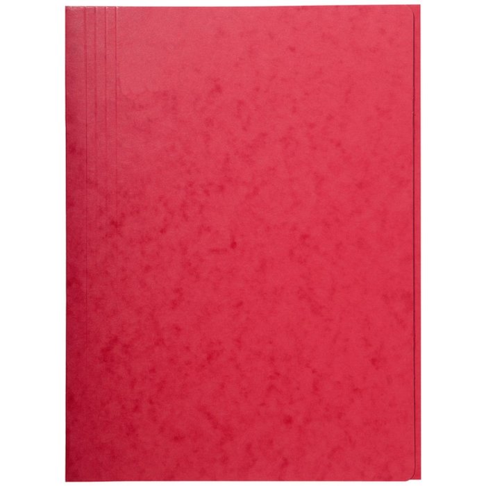 Binder red with 3 flaps A4