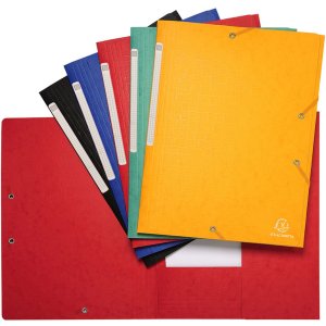 Binder A4 + 3 Scots red flaps assorted