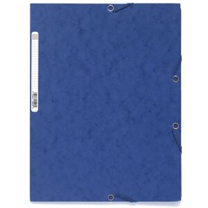 Binder with 3 flaps and elastic band Manila board 400g-m2...