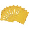 Binder with 3 flaps and elastic band Manila board 400g-m2 - A4 Yellow