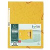 Binder with 3 flaps and elastic band Manila board 400g-m2 - A4 Yellow