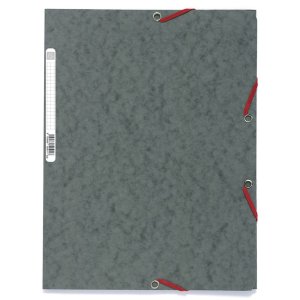 Binder with 3 flaps and elastic band Manila board 400g-m2...