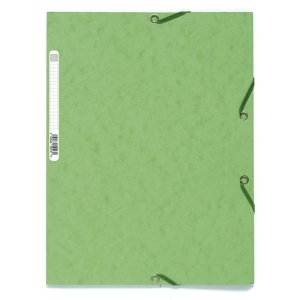 Binder with 3 flaps and elastic band Manila board 400g-m2...