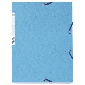 Binder with 3 flaps and elastic Manila carton 400 g - m2...