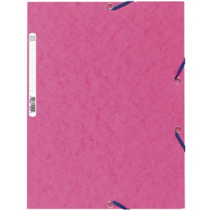 Binder with 3 flaps and elastic Manila carton 400 g - m2...