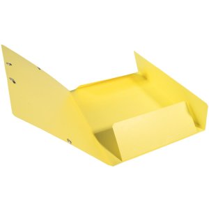 Exacompta Folder with elastic band 3 flaps Manila cardboard DIN A4 citrus yellow