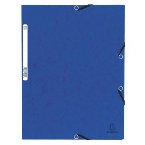 Binder with elastic and three flaps from Manila cardboard...