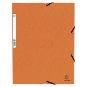 Binder with elastic and three flaps from Manila cardboard...