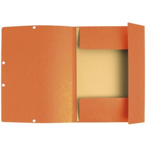 Binder with elastic and three flaps from Manila cardboard...